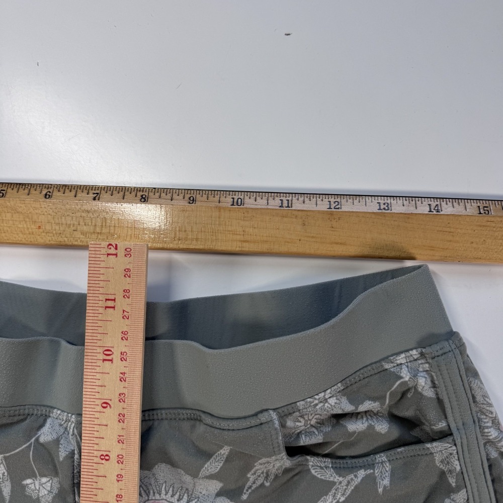 CARVE DESIGNS 1.5" Swim Bottom Shorts Womens Small Lined Green Floral Print - Picture 10 of 13